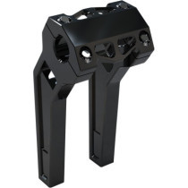 8" Black Anodized Pullback Risers w/ 1-1/4" Clamping