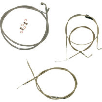 STOCK CABLE KIT STAINLESS STEEL FOR NON-ABS HD