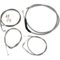 12-14" APE CABLE KIT BRAIDED STAINLESS HD