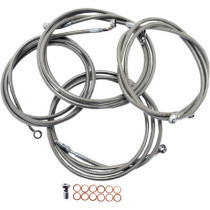 STAINLESS 12-14" APE CABLE KIT FOR ABS MODELS HD