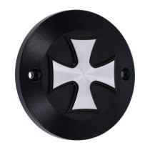 HKC point cover 2-hole. Maltese Cross, black