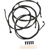 CABLE AND BRAKE LINE KIT MIDNIGHT BLACK FOR MINI APE HANGERS