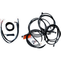 HANDLEBAR CABLE/BRAKE & CLUTCH LINE/WIRE KITS AND COMPONENTS / STAINLESS STEEL / BLACK