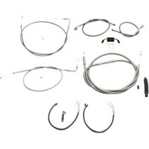 HANDLEBAR CABLE/BRAKE & CLUTCH LINE/WIRE KITS AND COMPONENTS / STAINLESS STEEL / NATURAL