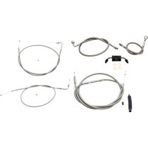 HANDLEBAR CABLE/BRAKE & CLUTCH LINE/WIRE KITS AND COMPONENTS / STAINLESS STEEL / NATURAL