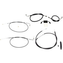 HANDLEBAR CABLE/BRAKE & CLUTCH LINE/WIRE KITS AND COMPONENTS / STAINLESS STEEL|VINYL / BLACK