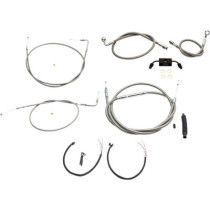 HANDLEBAR CABLE/BRAKE & CLUTCH LINE/WIRE KITS AND COMPONENTS / STAINLESS STEEL / NATURAL