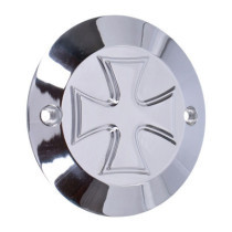 HKC point cover 2-hole. Maltese Cross, polished