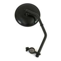 Reproduction sidevalve mirror. Black, long stem