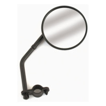 Reproduction sidevalve mirror. Black, long stem