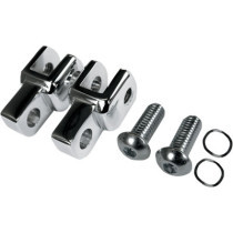 FOOTPEG RELOCATION CLEVIS KIT CHROME UNIVERSAL