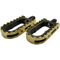 FOOTPEGS BMX STYLE BLACK/ BRASS