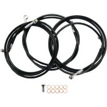 BRAKELINES BLACK FOR 15-17" APE BARS ABS MODELS HD