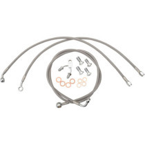 BRAKE LINE STAINLESS BRAIDED FOR 12"-14" APE HANGERS