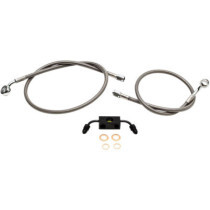 HANDLEBAR CABLE/BRAKE & CLUTCH LINE/WIRE KITS AND COMPONENTS / STAINLESS STEEL / NATURAL