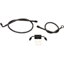 HANDLEBAR CABLE/BRAKE & CLUTCH LINE/WIRE KITS AND COMPONENTS / STAINLESS STEEL / BLACK