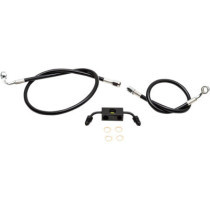 HANDLEBAR CABLE/BRAKE & CLUTCH LINE/WIRE KITS AND COMPONENTS / STAINLESS STEEL|VINYL / BLACK