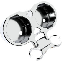 GAUGE MOUNT T-BAR DUAL 1" CHROME