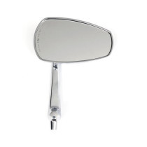 Slipstream mirror set. Straight stem, chrome