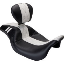 SEAT OUTCAST GT W/DRIVER BACKREST PLEATED BLACK/WHITE