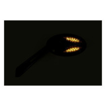 Cateye LED turn signal mirror set. Black