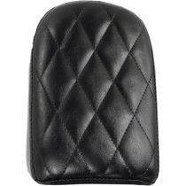 PILLION PAD BARE BONES DIAMOND STITCH BLACK