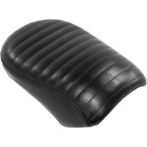 PILLION PAD BARE BONES PLEATED STITCH BLACK