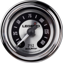 GAUGE AIR PRESSURE LED LIGHTED SPUN ALUMINUM