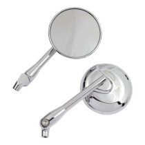 ROUND, ROTATABLE STEM MIRROR SET