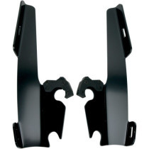 PLATES-ONLY KIT TRIGGER-LOCK MEMPHIS FATS/SLIM-WINDSHIELD/BATWING-FAIRING BLACK