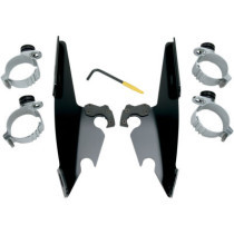 MOUNTING KIT TRIGGER-LOCK MEMPHIS FATS/SLIM-WINDSHIELD BLACK