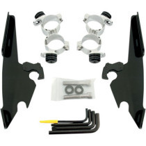 MOUNTING KIT TRIGGER-LOCK MEMPHIS FATS/SLIM-WINDSHIELD BLACK