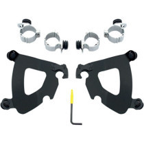 MOUNTING KIT TRIGGER-LOCK GAUNTLET-FAIRING BLACK