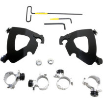 MOUNTING KIT TRIGGER-LOCK GAUNTLET-FAIRING BLACK