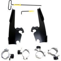 MOUNTING KIT TRIGGER-LOCK MEMPHIS FATS/SLIM-WINDSHIELD BLACK