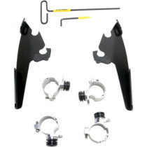 MOUNTING KIT TRIGGER-LOCK MEMPHIS FATS/SLIM-WINDSHIELD BLACK