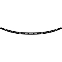 WINDSHIELD TRIM OEM-FAIRING CHAIN BLACK