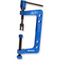 VALVE SPRING COMPRESSOR TOOL / FULLY ADJUSTABLE / ALUMINUM / BLUE