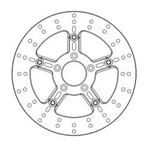 BRAKE ROTOR FLOATING ADRIAN SPORT ROUND FRONT