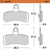 BRAKE PAD ROADPRO SINTER