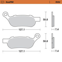 BRAKE PAD ROADPRO SINTER