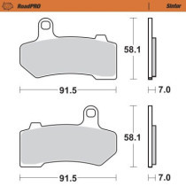 BRAKE PAD ROADPRO SINTER