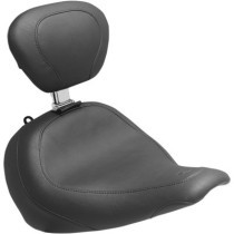 SEAT WIDE TRIPPER W/BACKREST SOLO BLACK