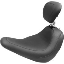 SEAT WIDE TRIPPER W/BACKREST SOLO BLACK