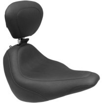 SEAT WIDE TRIPPER W/BACKREST SOLO BLACK