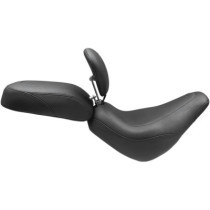 SEAT WIDE TRIPPER W/BACKREST SOLO BLACK