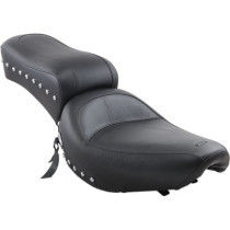 SEAT ONE-PIECE 2-UP PLAIN STUDDED WITH CONCHOS