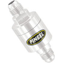 INLINE SS FUEL FILTER SATIN 6AN IN 6AN OUT