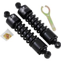 PROGRESSIVE SUSPENSION 412 SERIES AMERICAN-TUNED GAS SHOCKS BLACK 12.6"