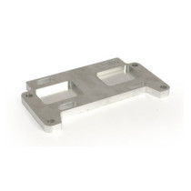 CPV, transmission mount plate aluminum, 1" offset